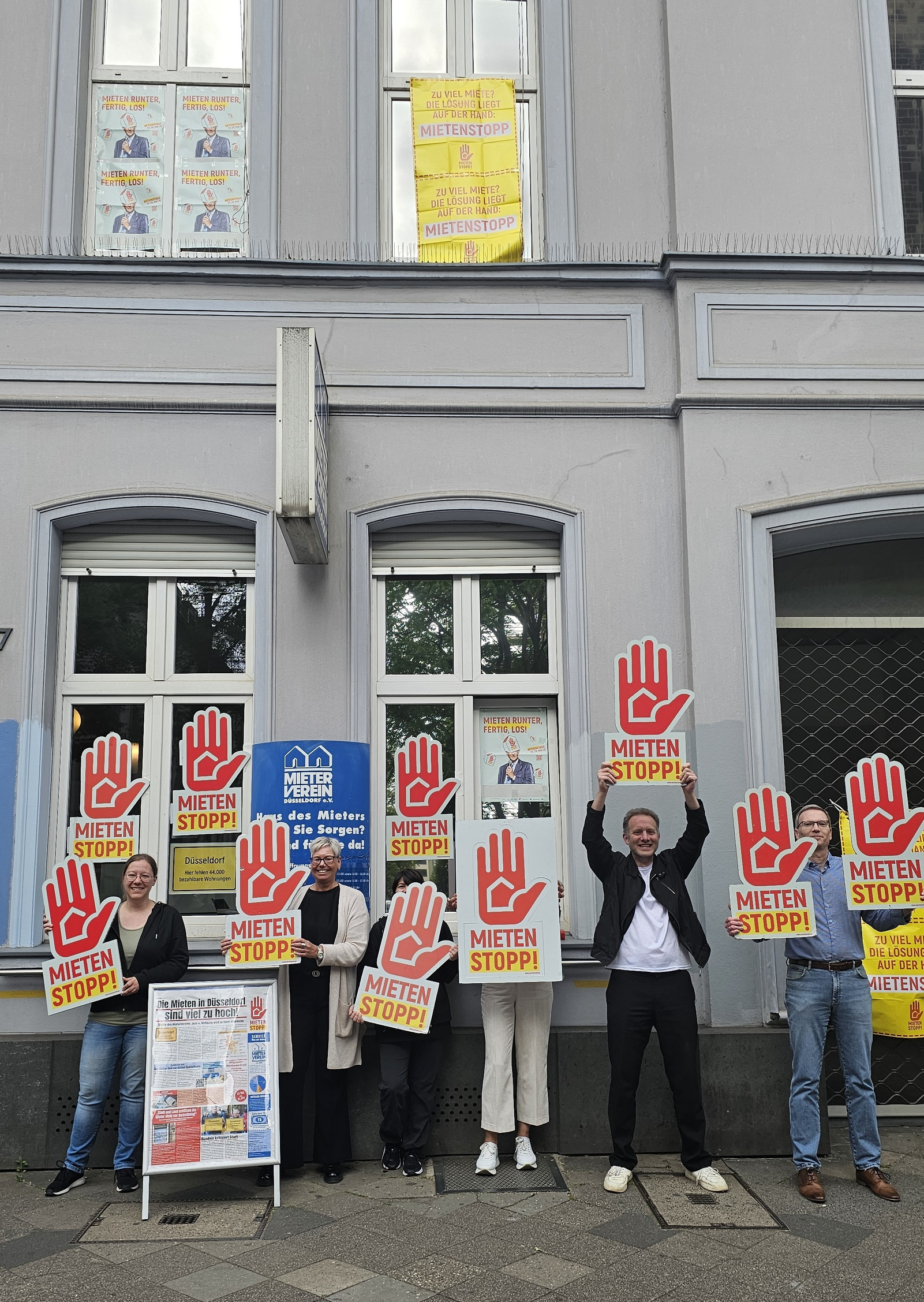 Foto der Aktion Mietenstopp
