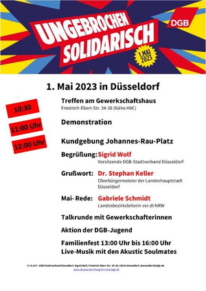 Plakat der Veranstaltung